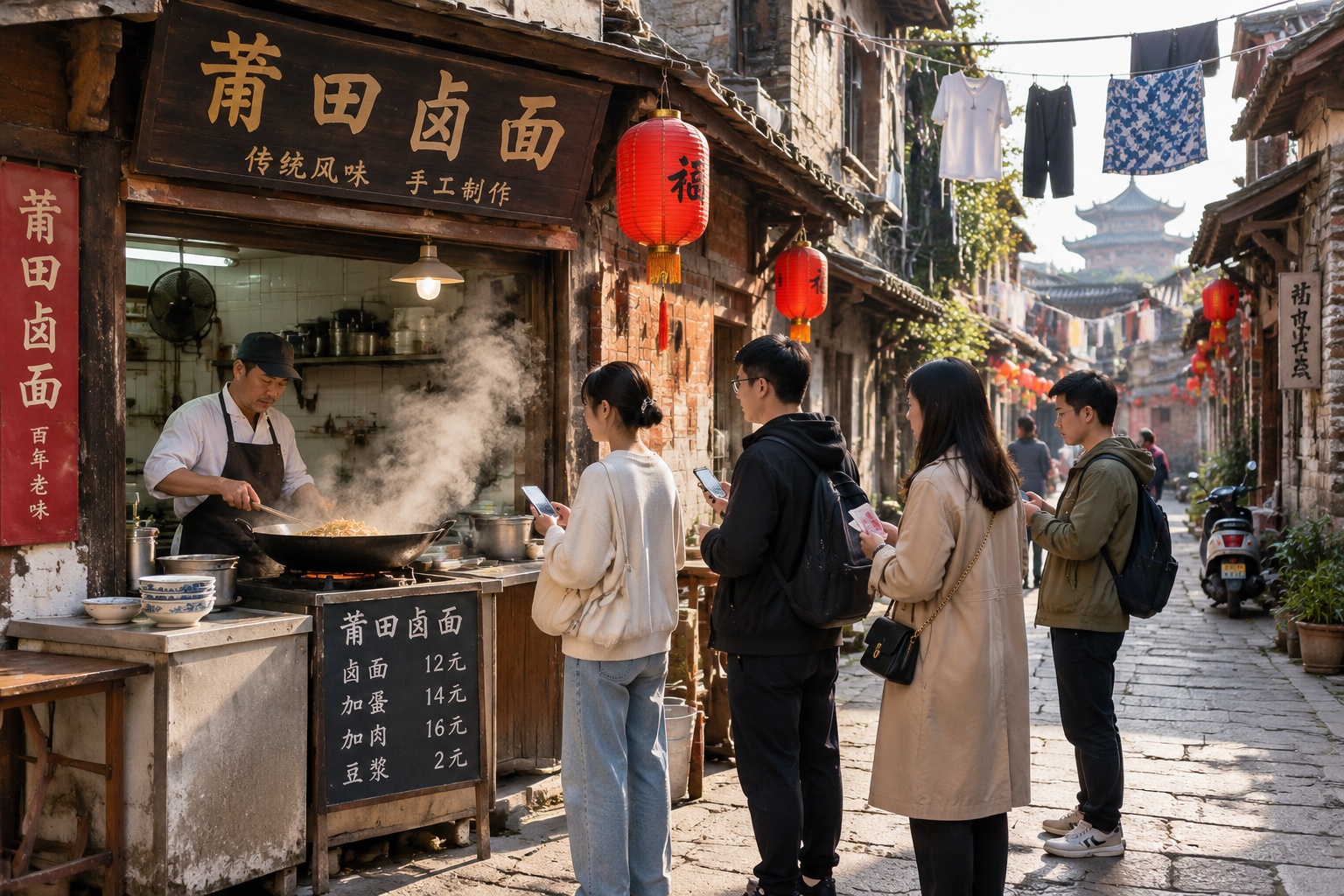 Putian Braised Noodles Through Tourist Eyes: When Viral Trends Meet Old Alley Life