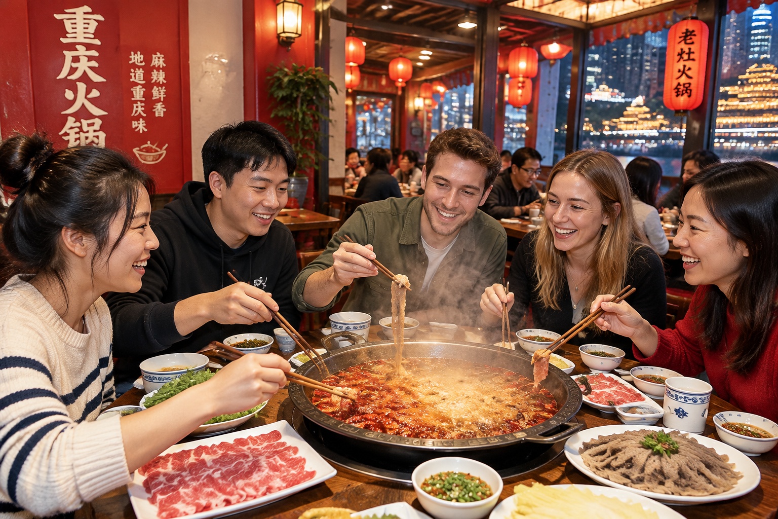 It's Not Just Spicy: The Social Lessons Foreigners Learn at a Chongqing Hotpot Party