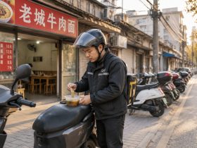 A Zhengzhou Delivery Rider's Food Map: What He Eats While Navigating the City