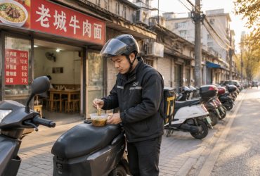 A Zhengzhou Delivery Rider's Food Map: What He Eats While Navigating the City