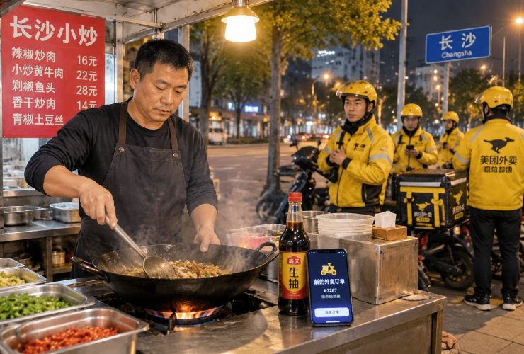 Late-Night Eateries in Hunan: How Delivery Riders Are Reshaping Street Food Culture