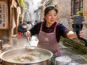 When Old Alleys Meet Live Streaming: A Hunan Shop Owner's Guide to Digital Survival