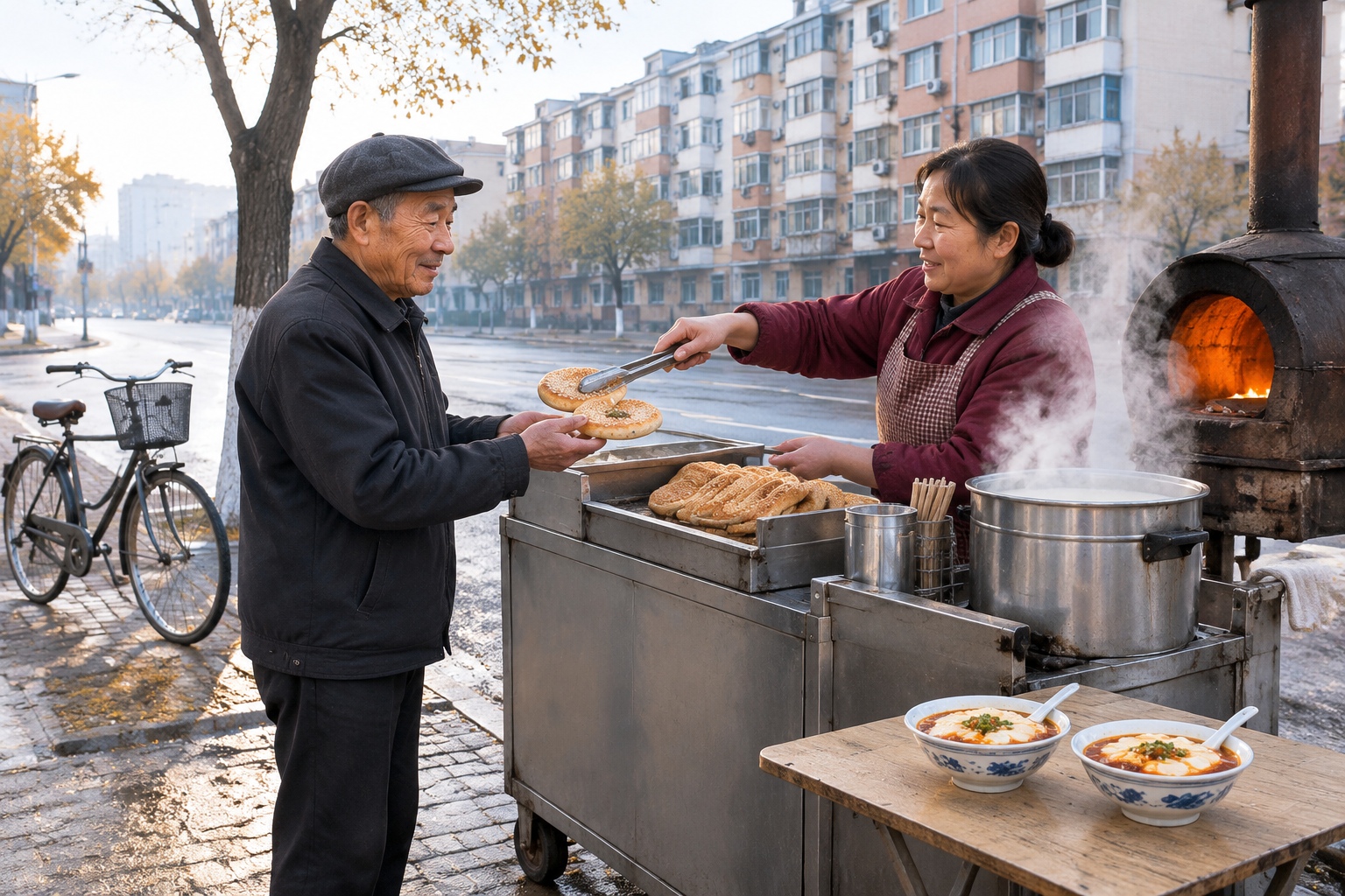 Kite-Shaped Biscuits for Breakfast: A Retiree's Morning in Weifang