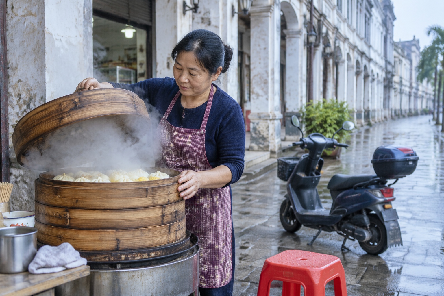 Breakfast Philosophy Under Haikou's Arcades: The Sense of Time in a Coconut Cake