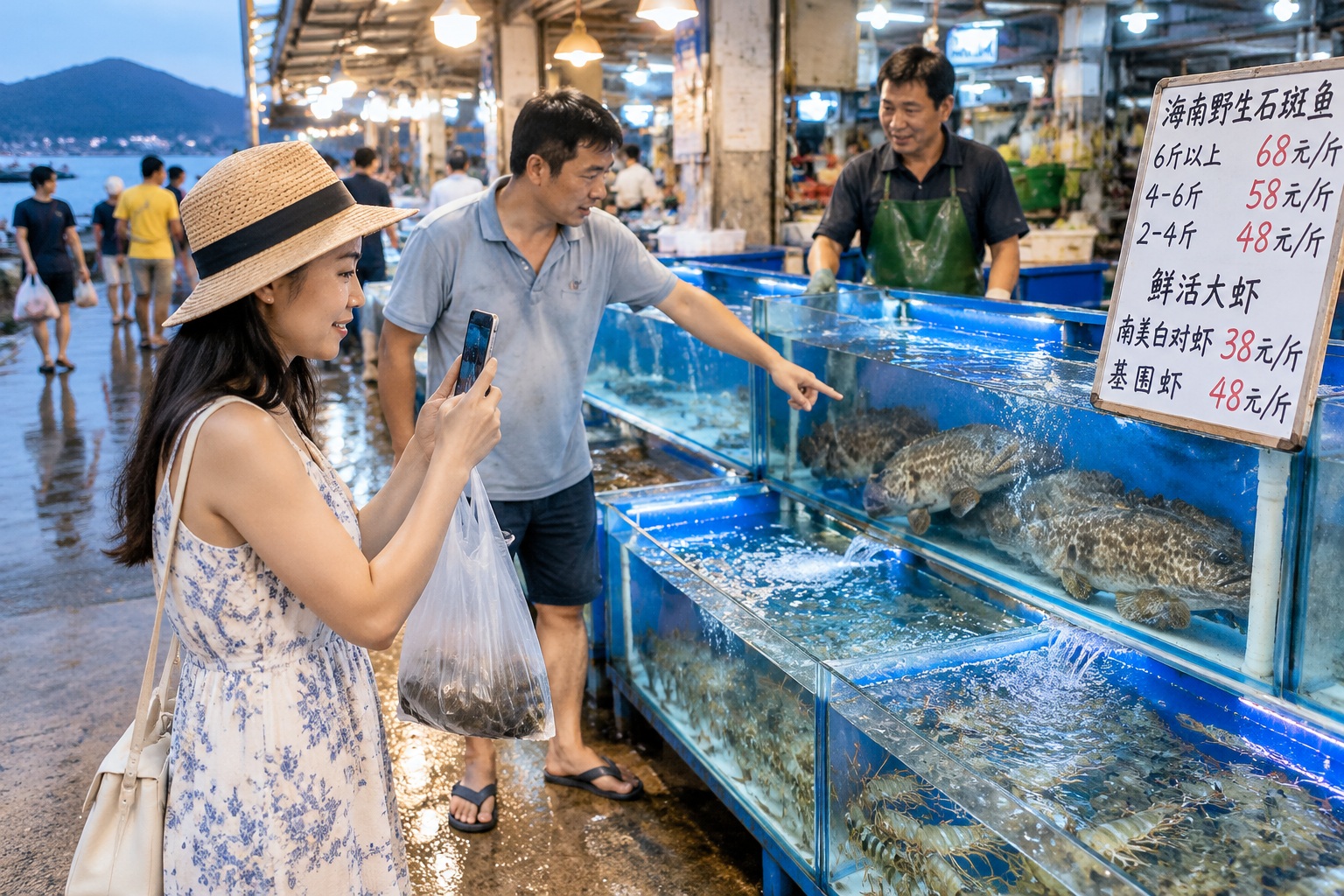 A Taste Battle: The Real Price War at Sanya's Seafood Markets Between Tourists and Locals