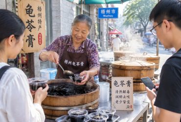 Why Foreigners Fall for Guilinggao in Wuzhou: A Real Taste Test