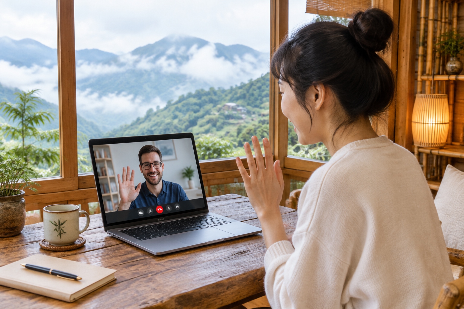Digital Nomads in Yunnan: A Real Day of Remote Work and Mushroom Feasting