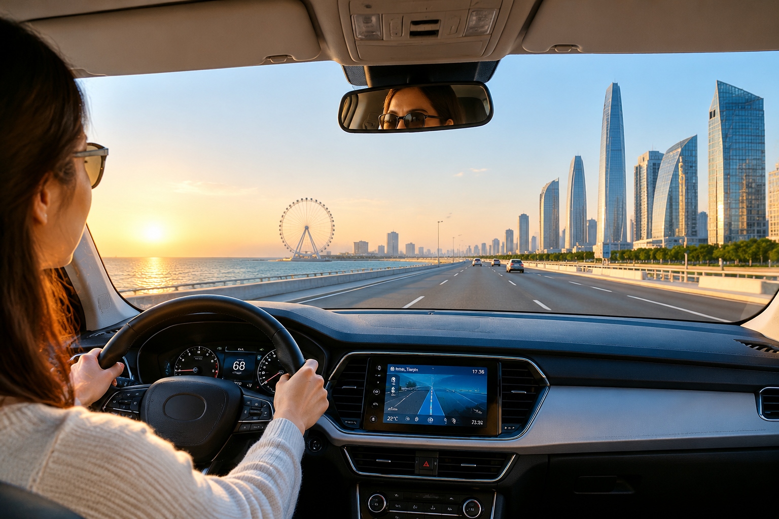 The 'Eye' and the Ocean: Driving Tianjin's Futuristic Coastal Highway