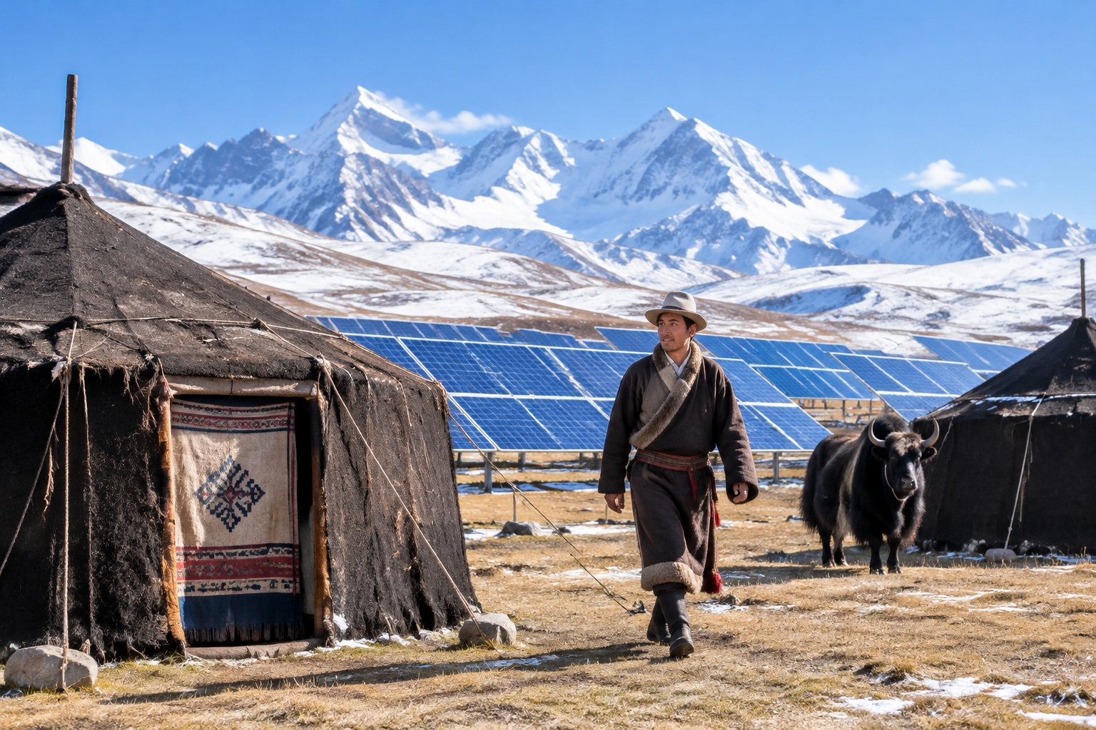 Solar Panels in Tibet: How an Energy Revolution Lights Up Herding Tents
