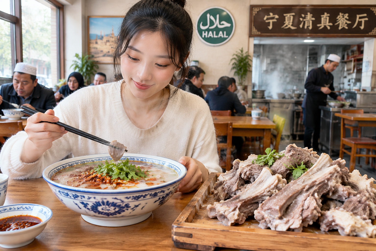 Ningxia's Hui Cuisine: Sheep Organ Soup and Hand-Grabbed Lamb