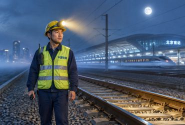 The Midnight Guardian: A Rail Worker's Night Shift on High-Speed Tracks